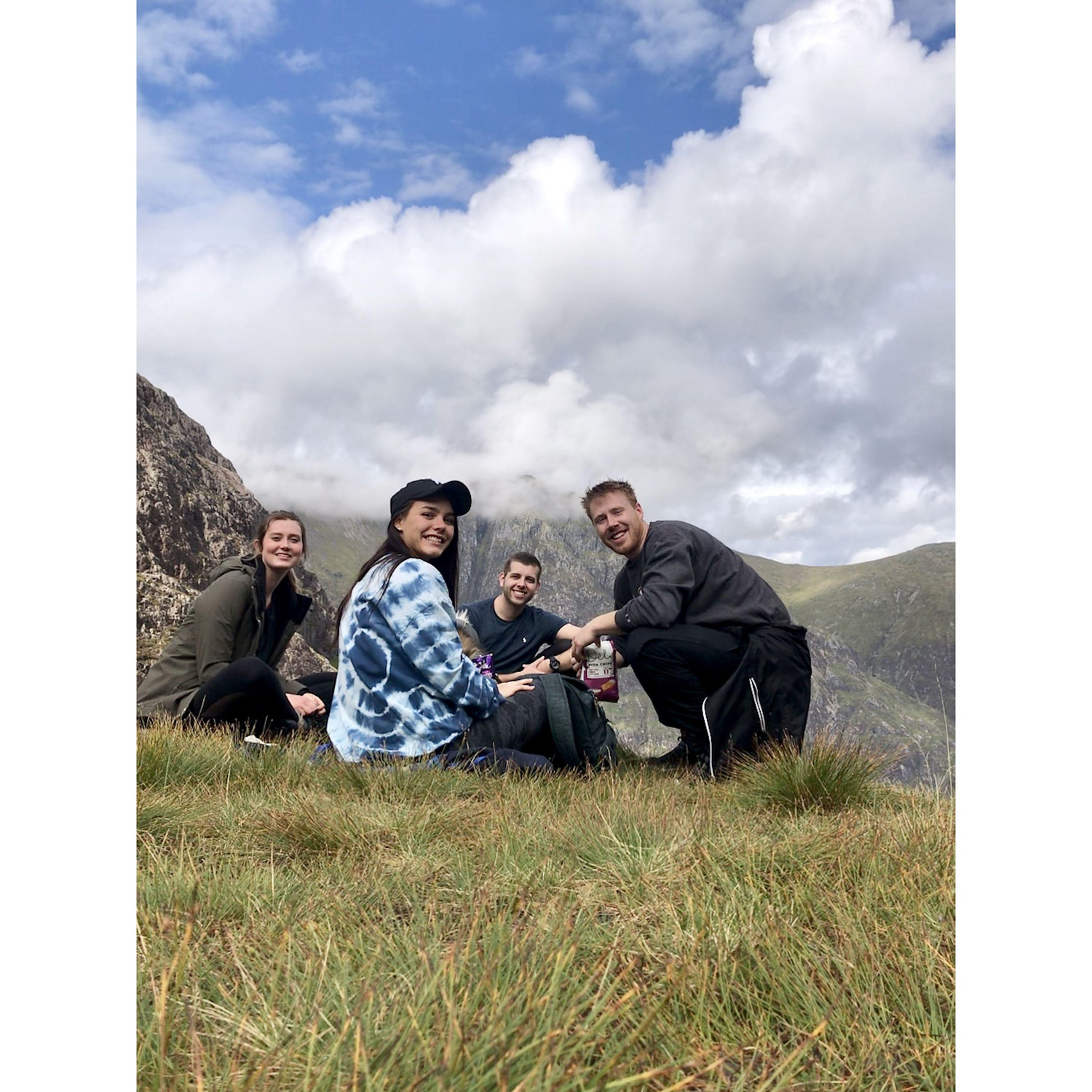 One of our many big walks with Steven, Jo, and their dog Laker.
