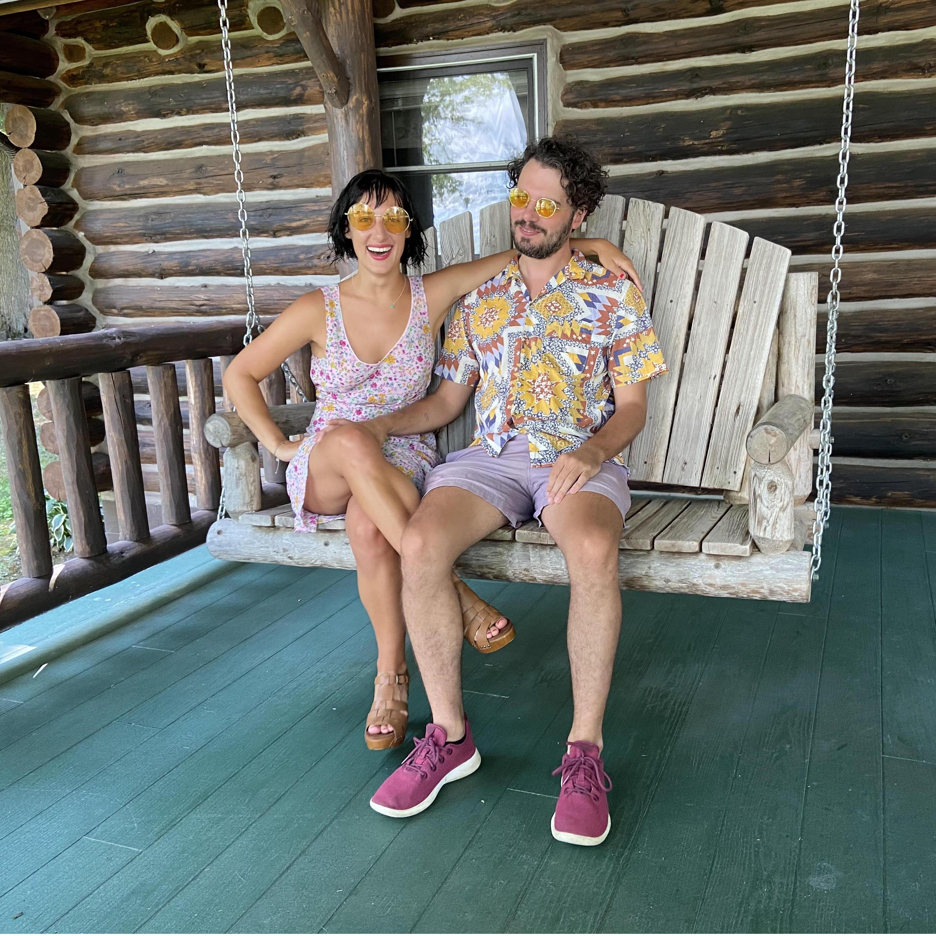 Our Log Cabin Airbnb in Upstate NY after Wine Tasting