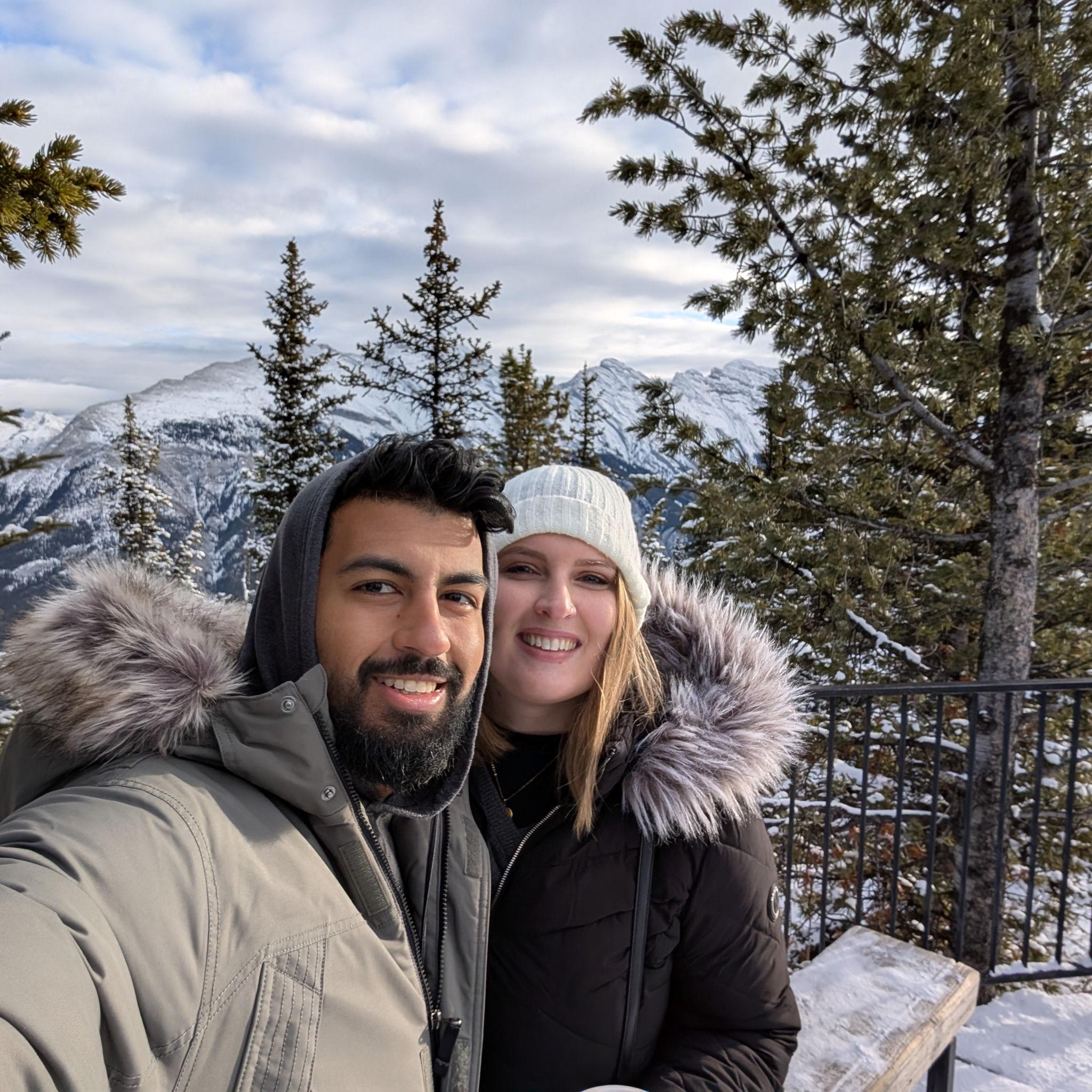 December 2024: on our favorite trip to Banff.