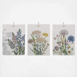 Botanics 3-Piece Kitchen Towel Set