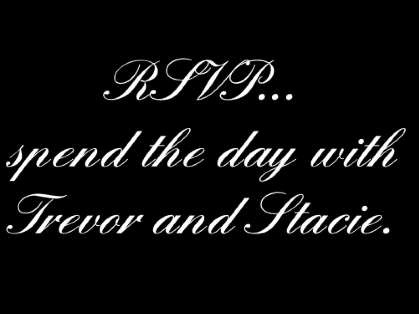 The Wedding Website of Stacie Snare and Trevor Snare