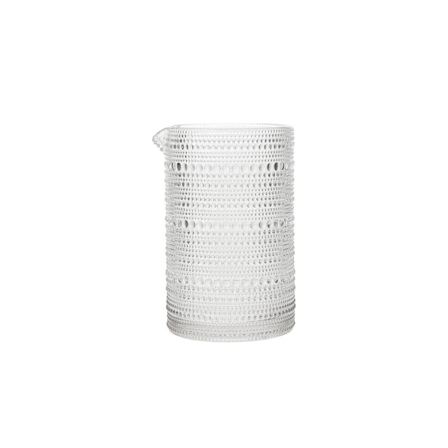 4pk 25oz Jupiter Mixing Glasses Clear - Fortessa Tableware Solutions: Beaded Large Drinkware for Hot & Cold Beverages