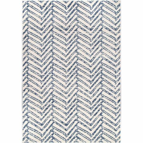 Lorelai Geometric Blue Area Rug