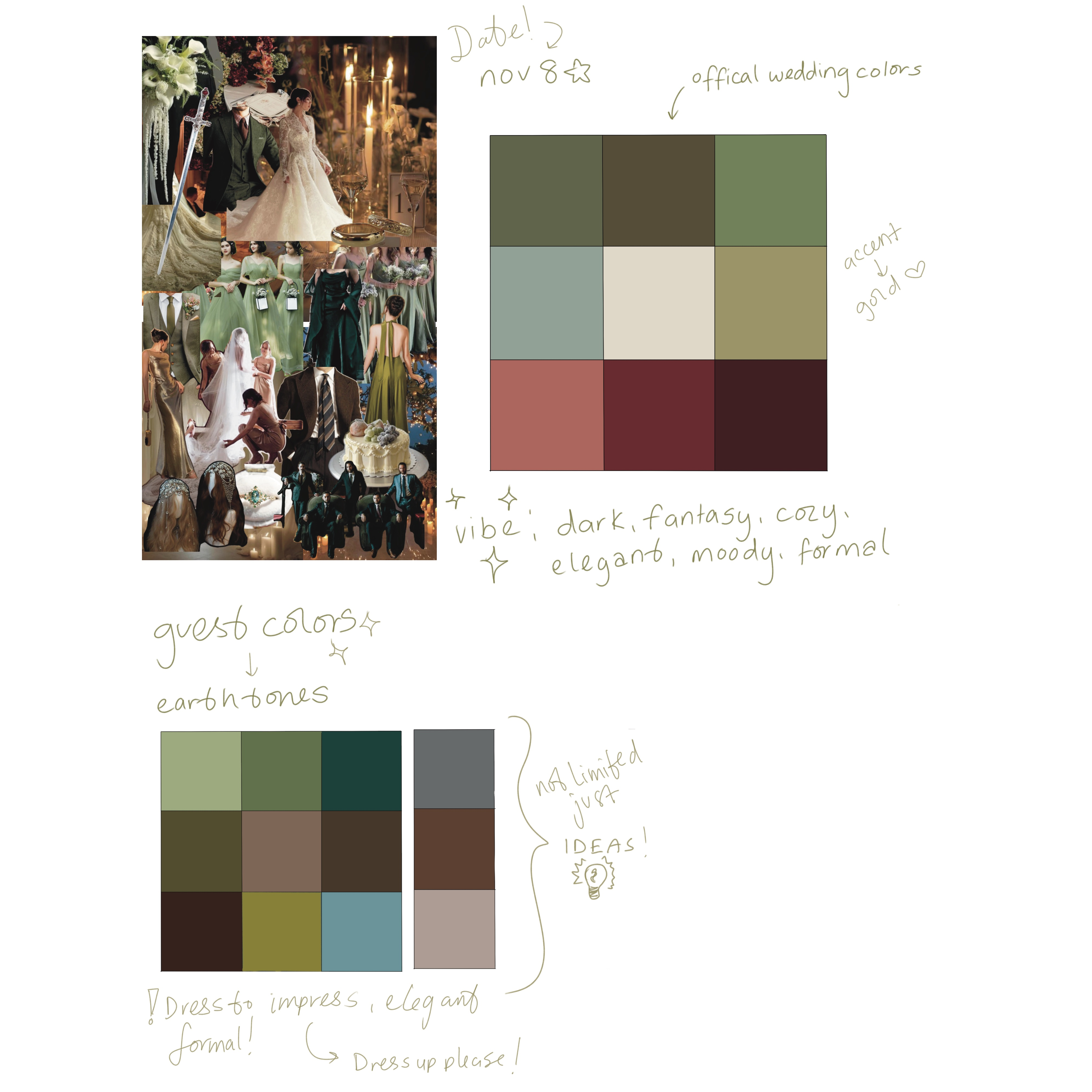Mood Board and Vibes