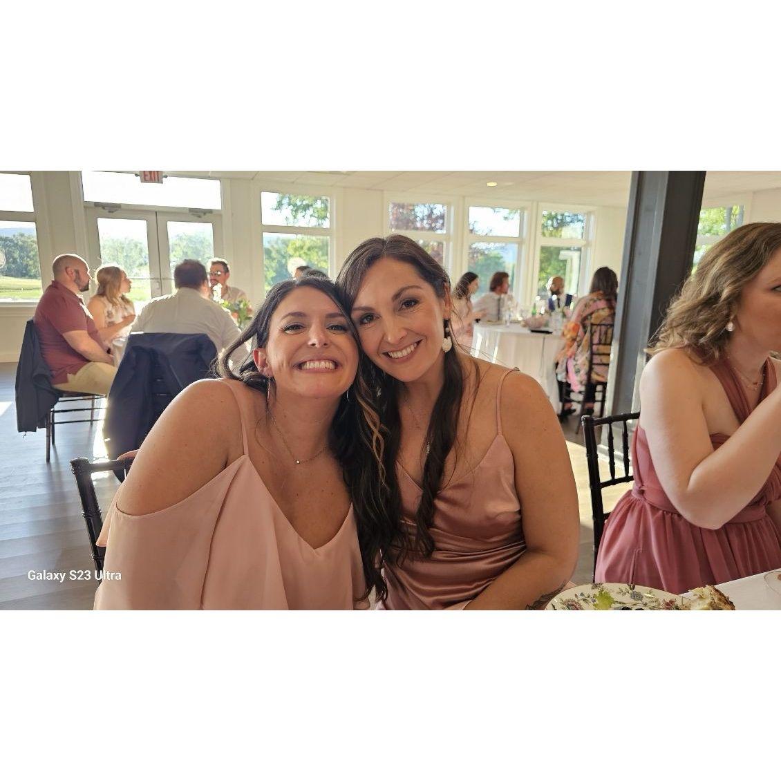 Allison at Hil and Joes's wedding in VA