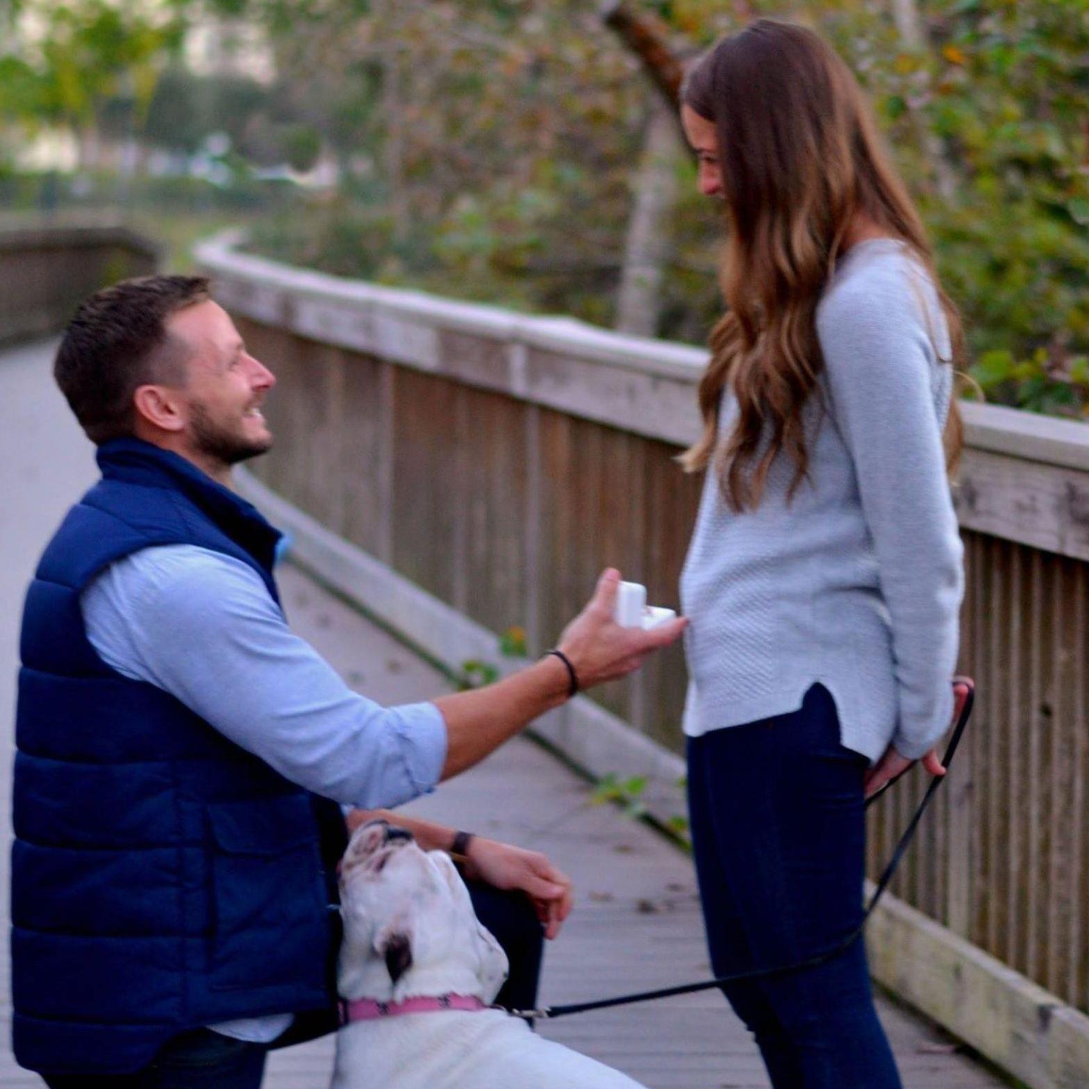 Asking Hattie & I to spend the rest of our lives with him.