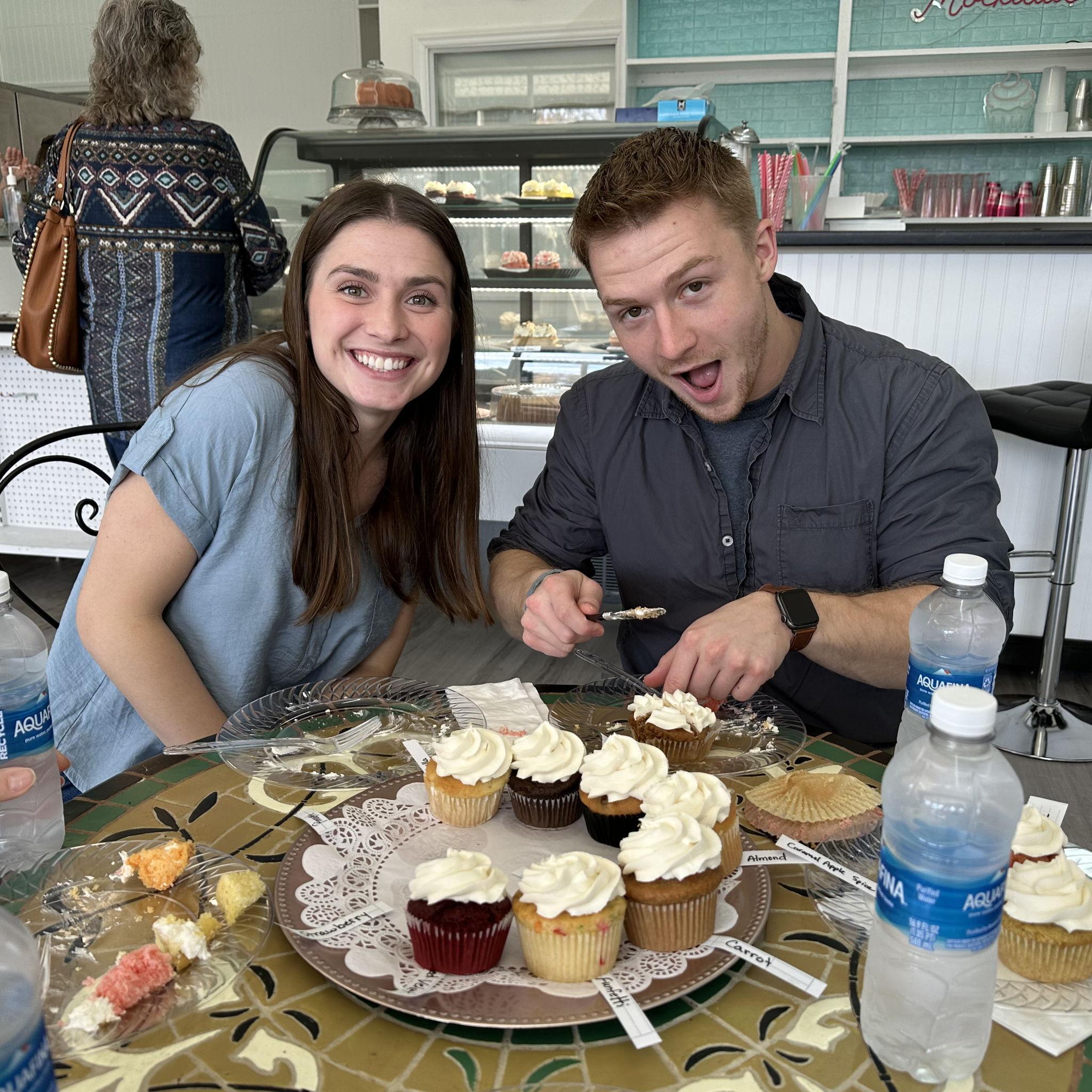 Cake tasting together!