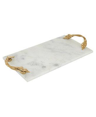 Marble Natural Serving Tray, 2" H x 21" L