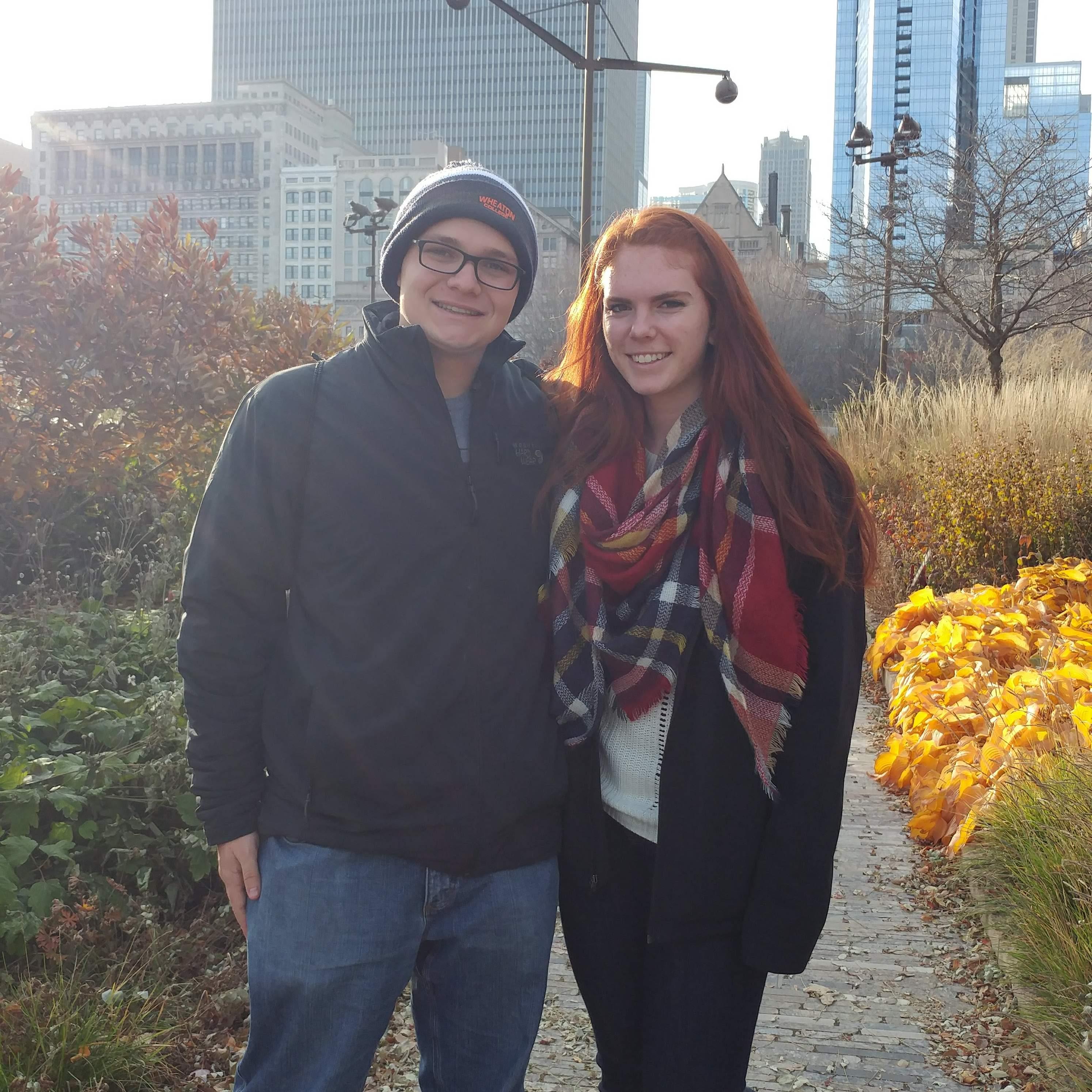 Our first photo together!