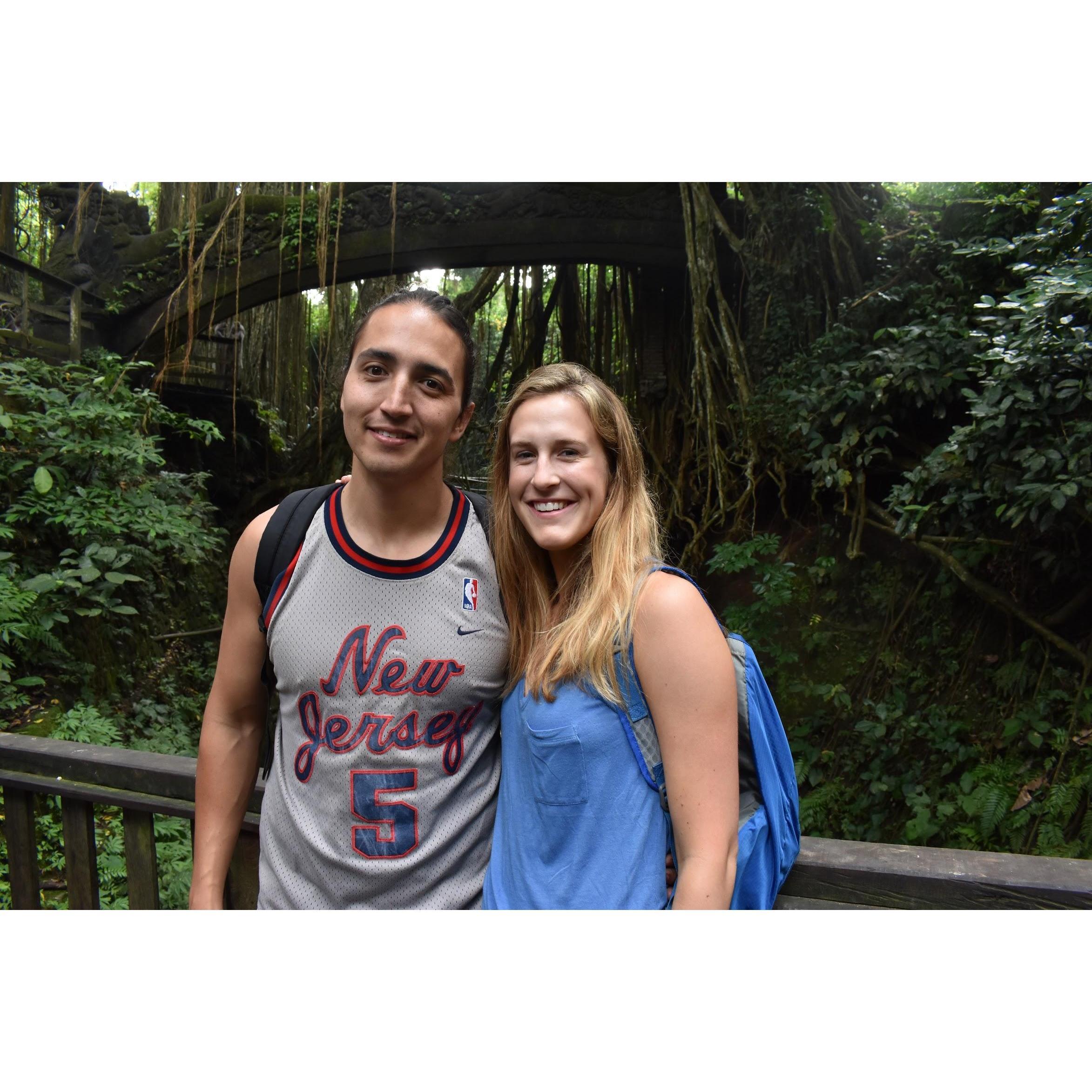 Monkey Sanctuary in Ubud, Bali (July 2017)