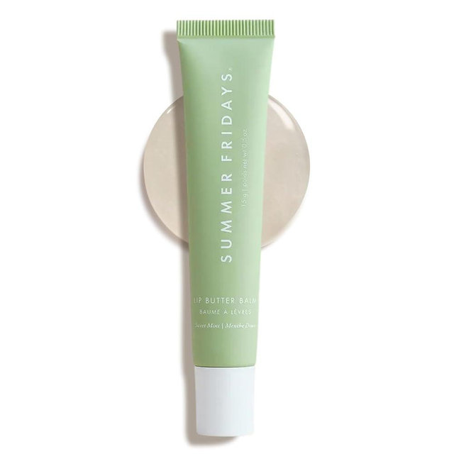 Summer Fridays Tinted Lip Butter Balm - Conditioning Vegan Lip Balm for Instant Moisture, Shine & Hydration - Softening & Soothing Skincare - Sweet Mint (.5 Oz)