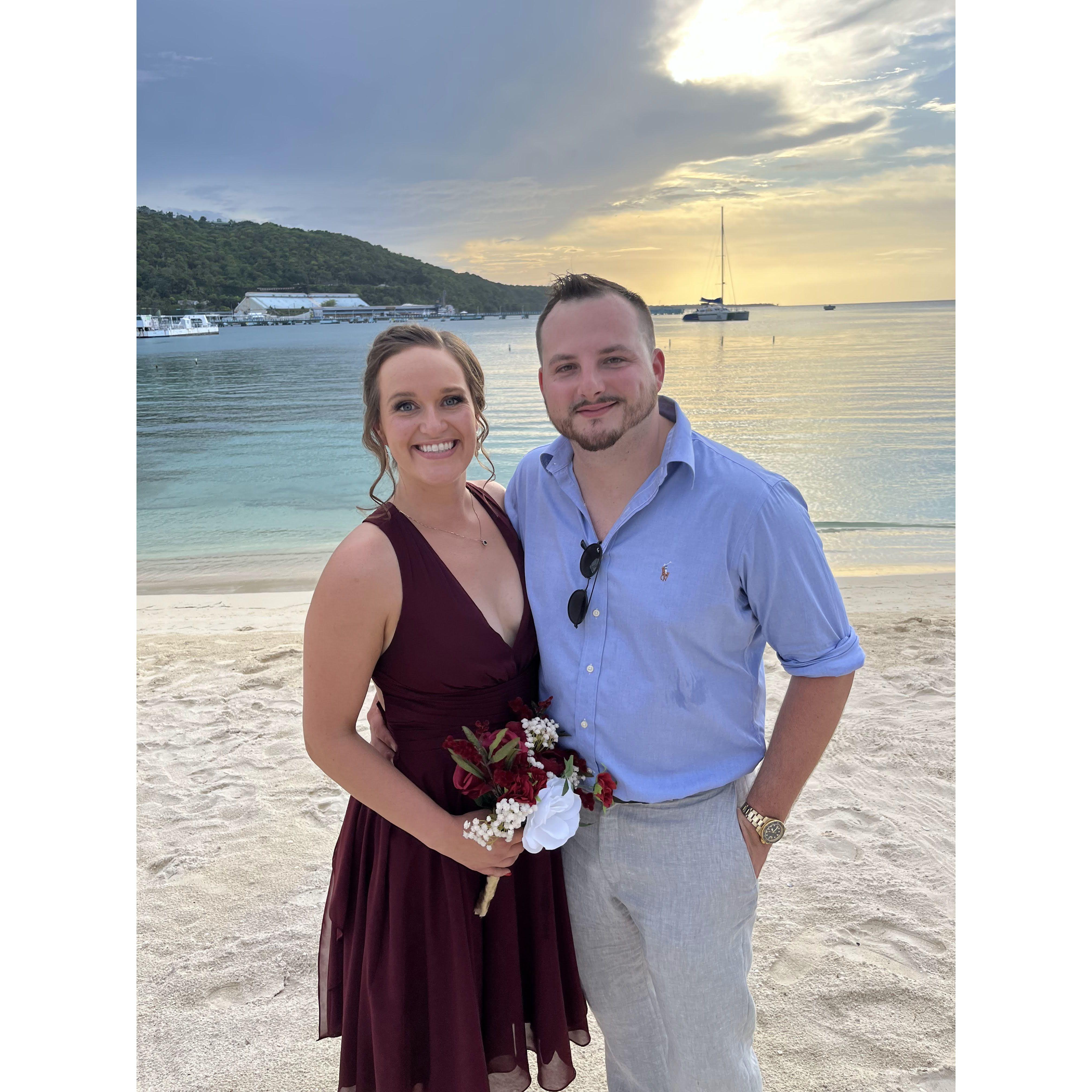 Taken a week before Travis catches Covid and forces Kate to watch movies on YouTube.