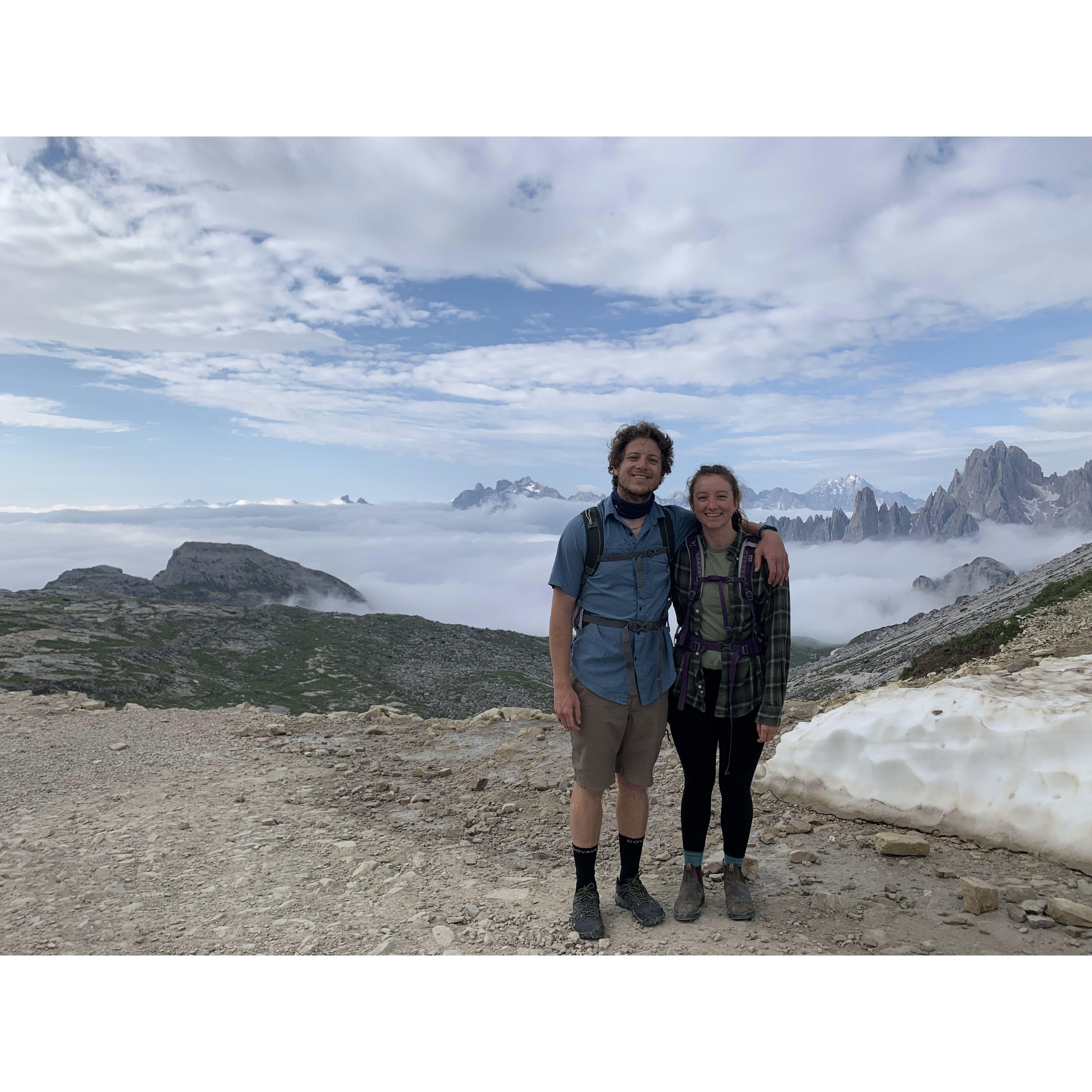 Hiking in the Alps