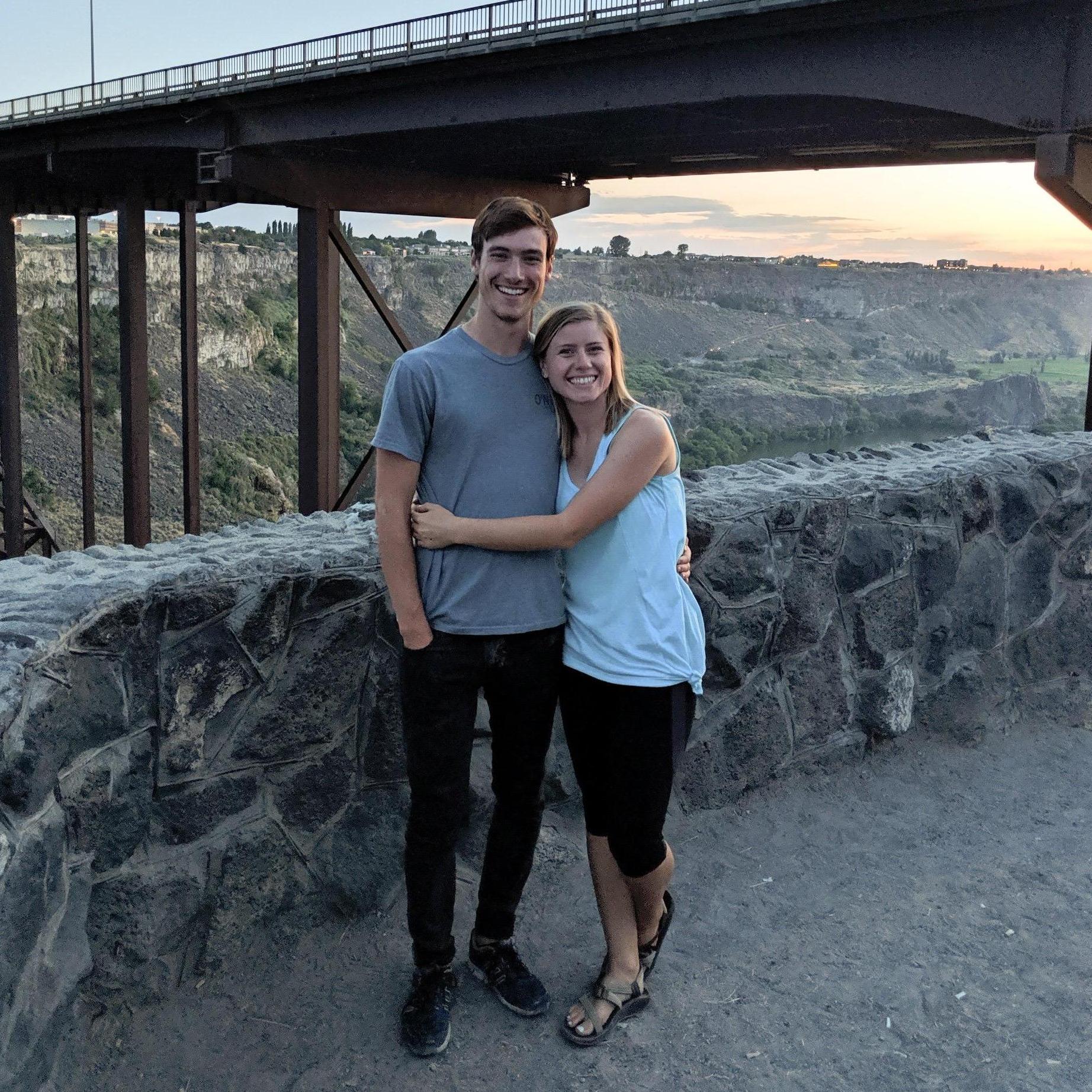 Brittany's first trip to Boise!