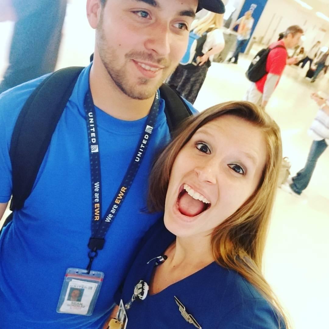 When we both worked at the airport