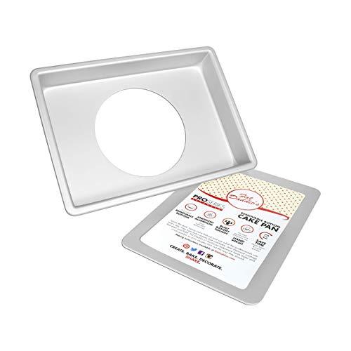 Fat Daddio's POBCC-9132 Sheet Cake Pan with Removable Bottom Anodized Aluminum, 9 x 13 x 2 Inch, Silver