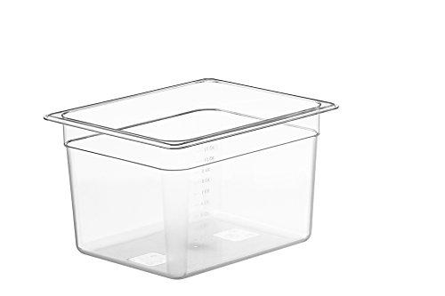 LIPAVI Sous Vide Container Model C10 3.0 Gallon (12 Quarts) 12.7 x 10.3 Inch - NOT INCLUDED: Matching rack and tailored lids for Joule, Anova and more sold separately