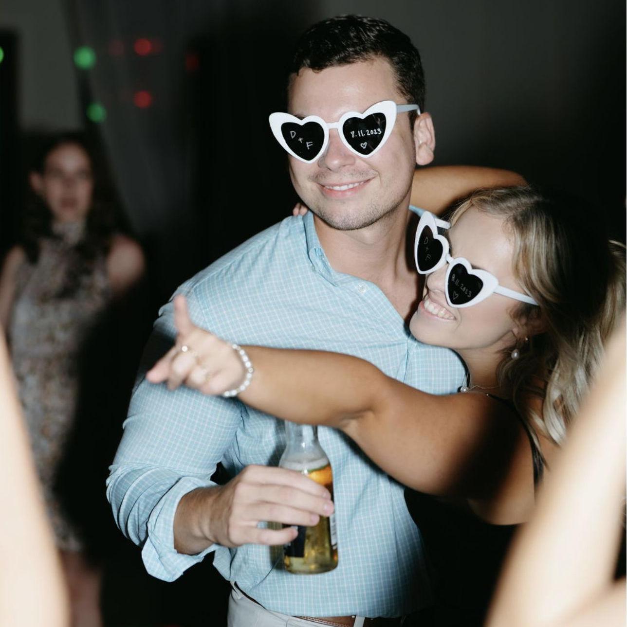 dancing the night away at Faith & Daniel's wedding :)