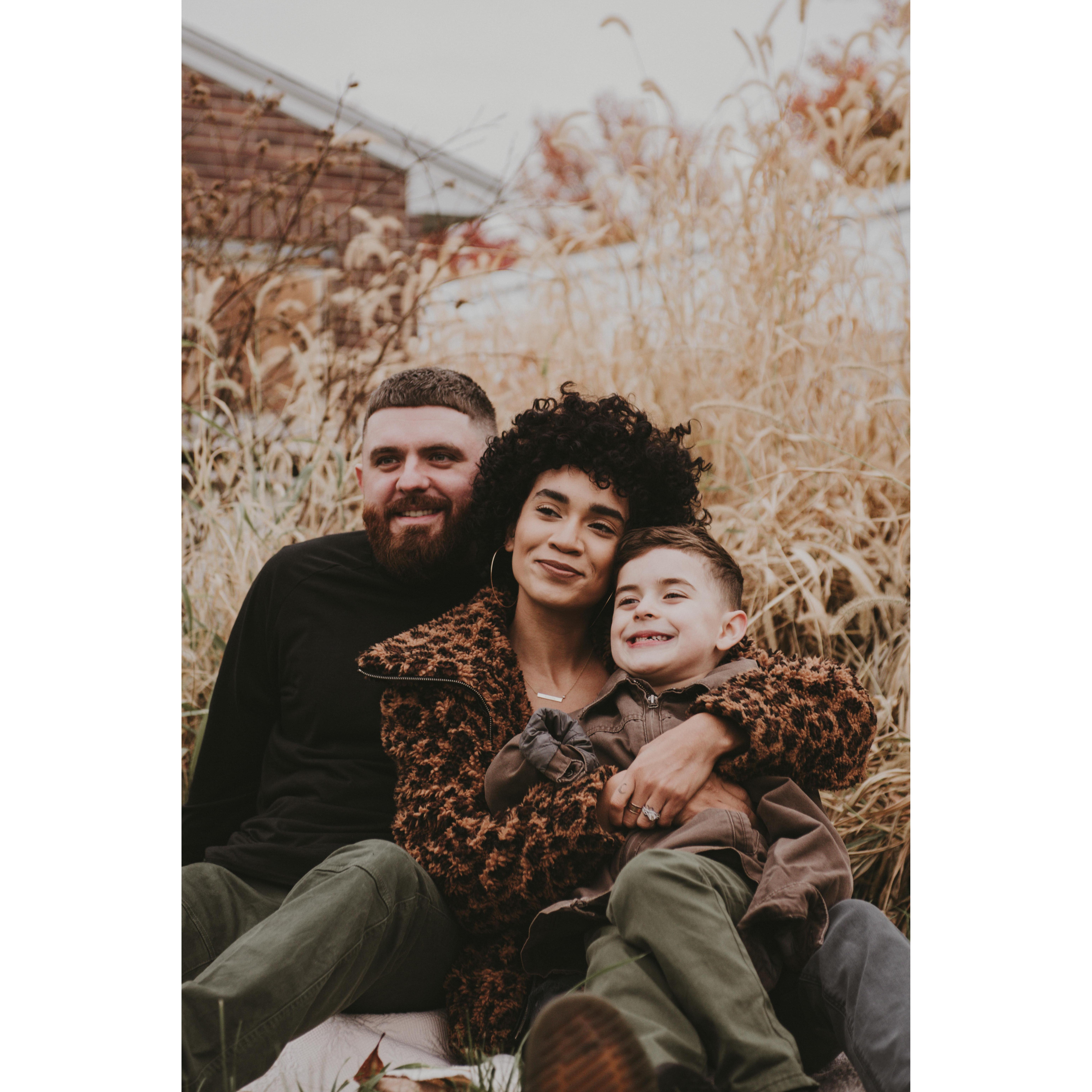 after our engagement we were lucky enough to have won a family session - it felt like the perfect timing