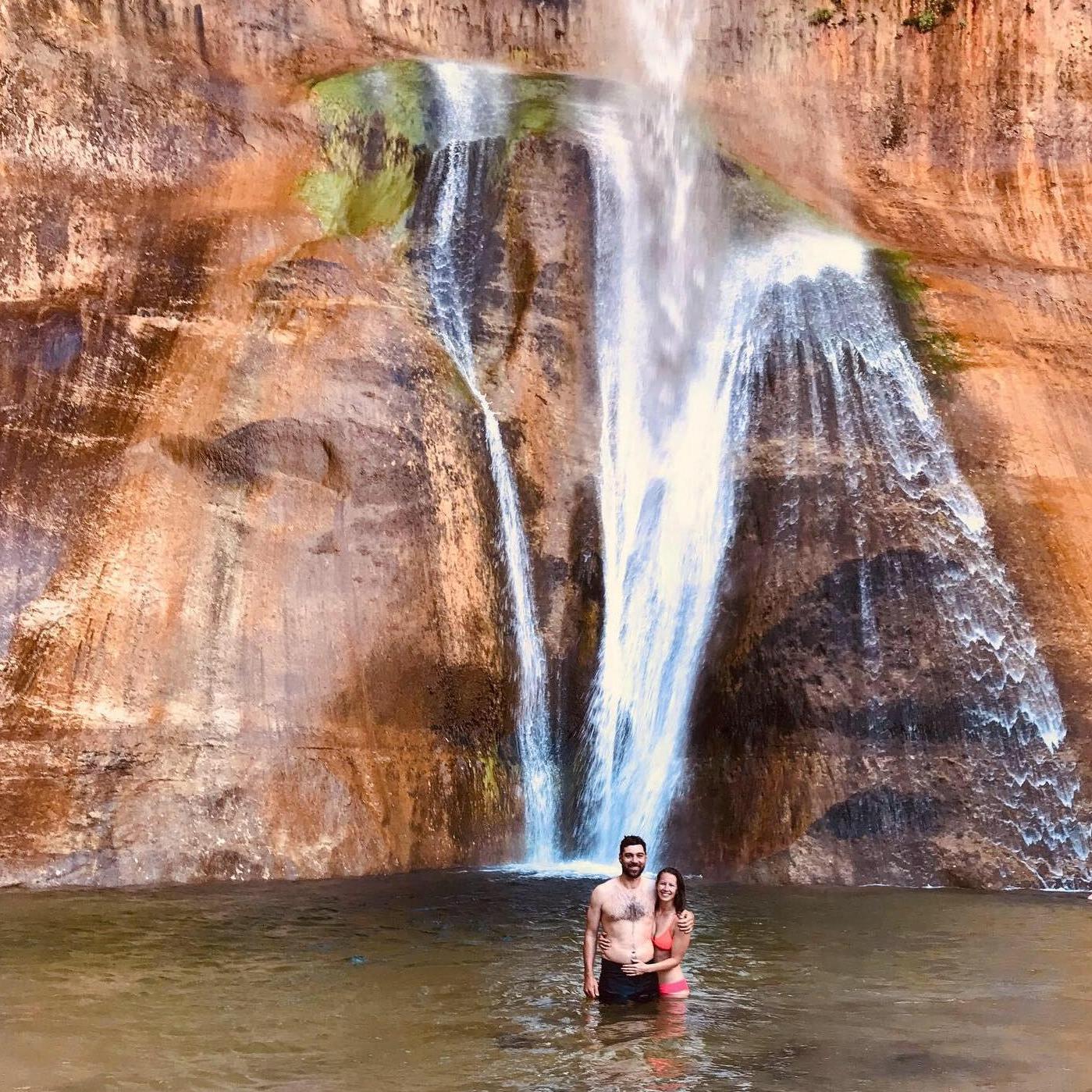 Lower Calf Creek Falls in Grand Staircase Escalante, UT