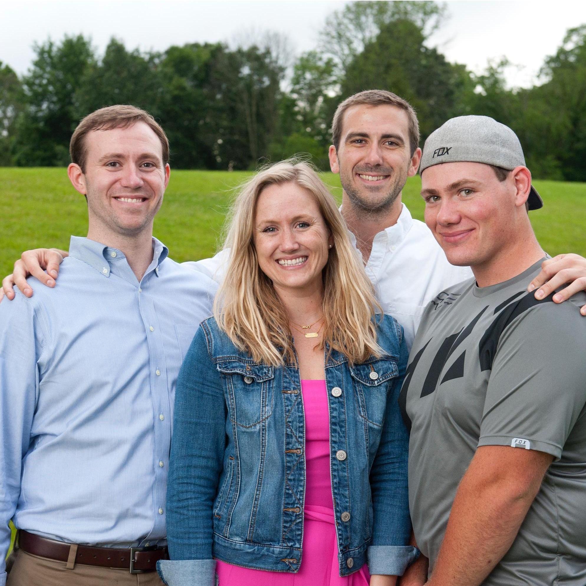 Dan and his siblings (Chris, Becca, and Eric)