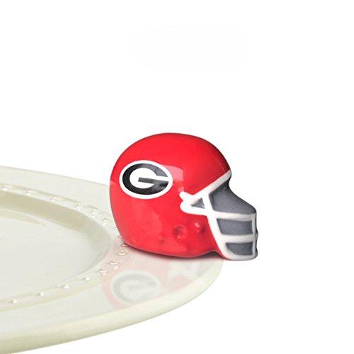 Nora Fleming Hand-Painted Mini: U Georgia Helmet (University of Georgia football helmet) A303