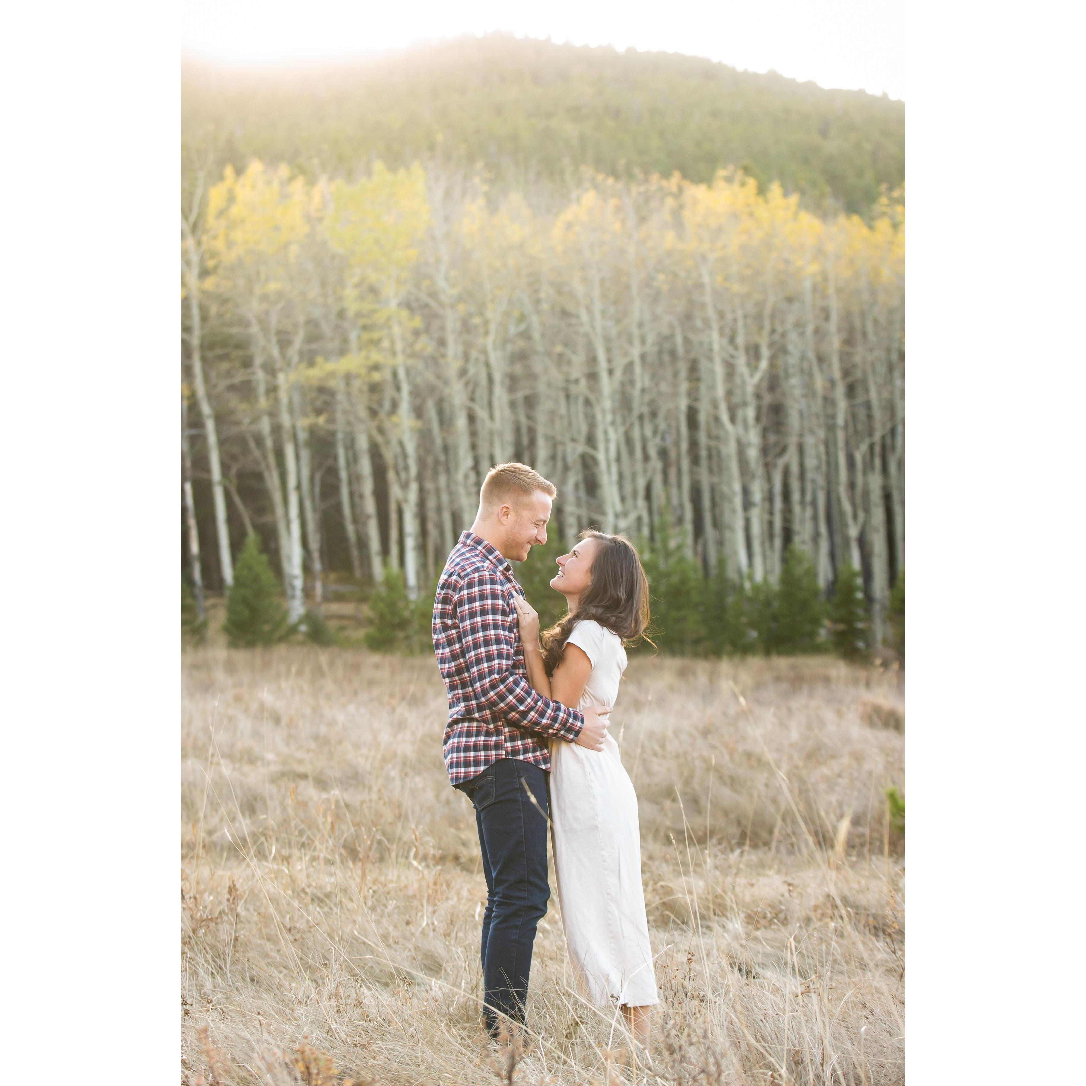 We first said the words "I Love You" on the drive back from Mt. Bierstadt- our first hike at 14,000 feet!