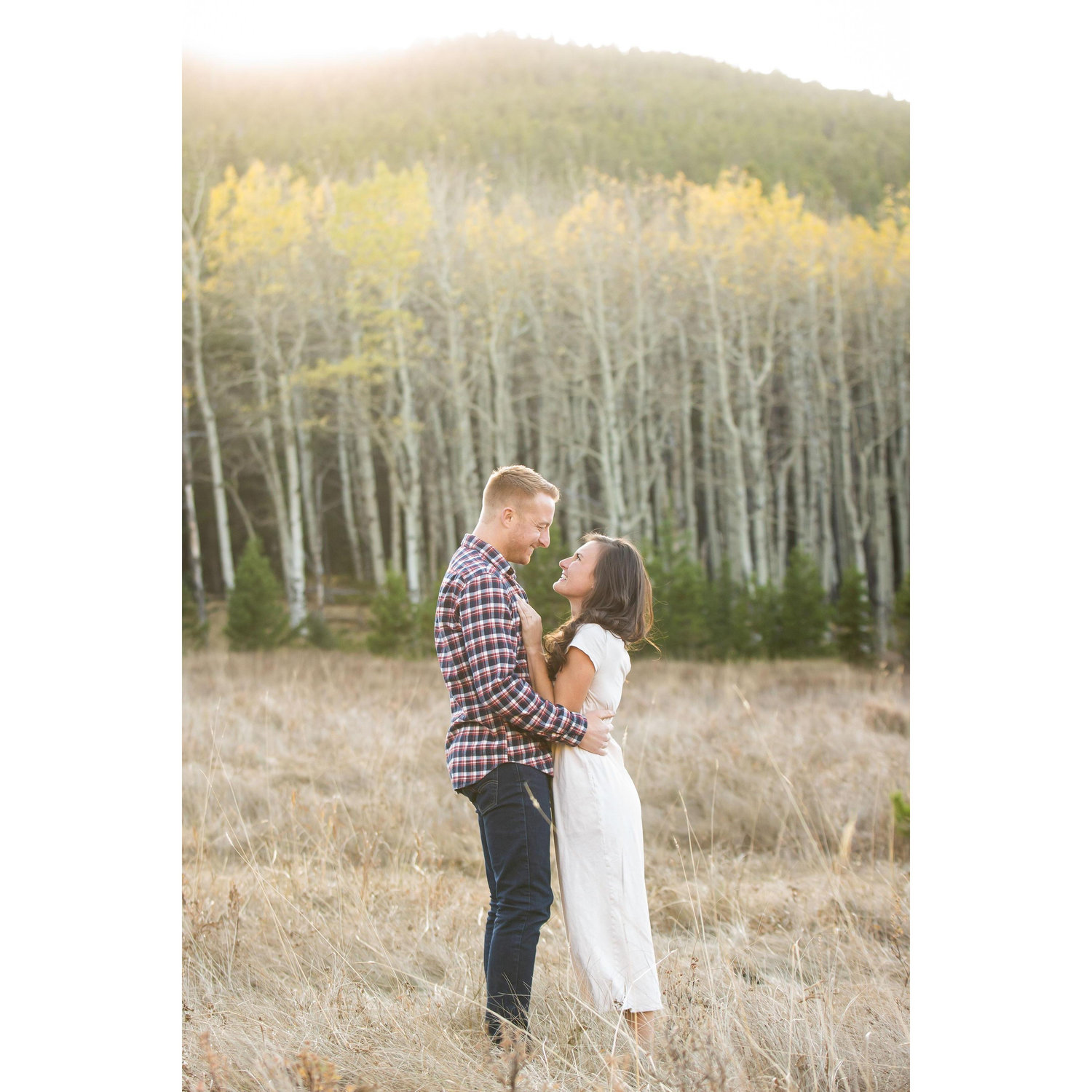 We first said the words "I Love You" on the drive back from Mt. Bierstadt- our first hike at 14,000 feet!