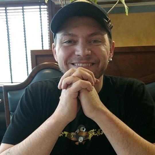 April 2017
Josh was so happy to be in Redbank, New Jersey. This was at The King Arms II Diner, which made an appearance in a Kevin Smith movie.