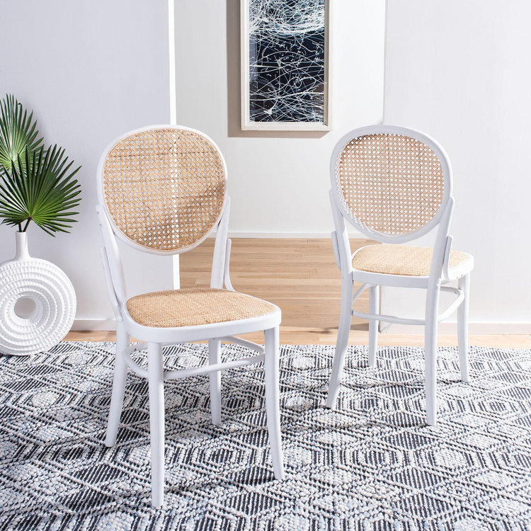 Safavieh, Sonia Cane Dining Chair, Set of 2 | Zola
