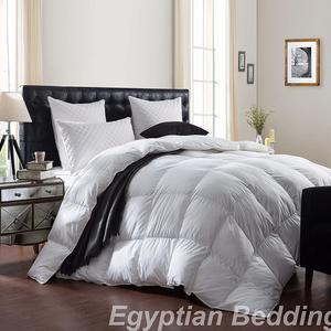 Egyptian Bedding - Luxurious 1200 Thread Count Goose Down Comforter Duvet Insert, King Size, 1200TC - 100% Egyptian Cotton Cover, 750+ Fill Power, 50 oz Fill Weight, White Color