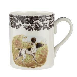 Woodland 16 oz Mug, Flat Coated Pointer