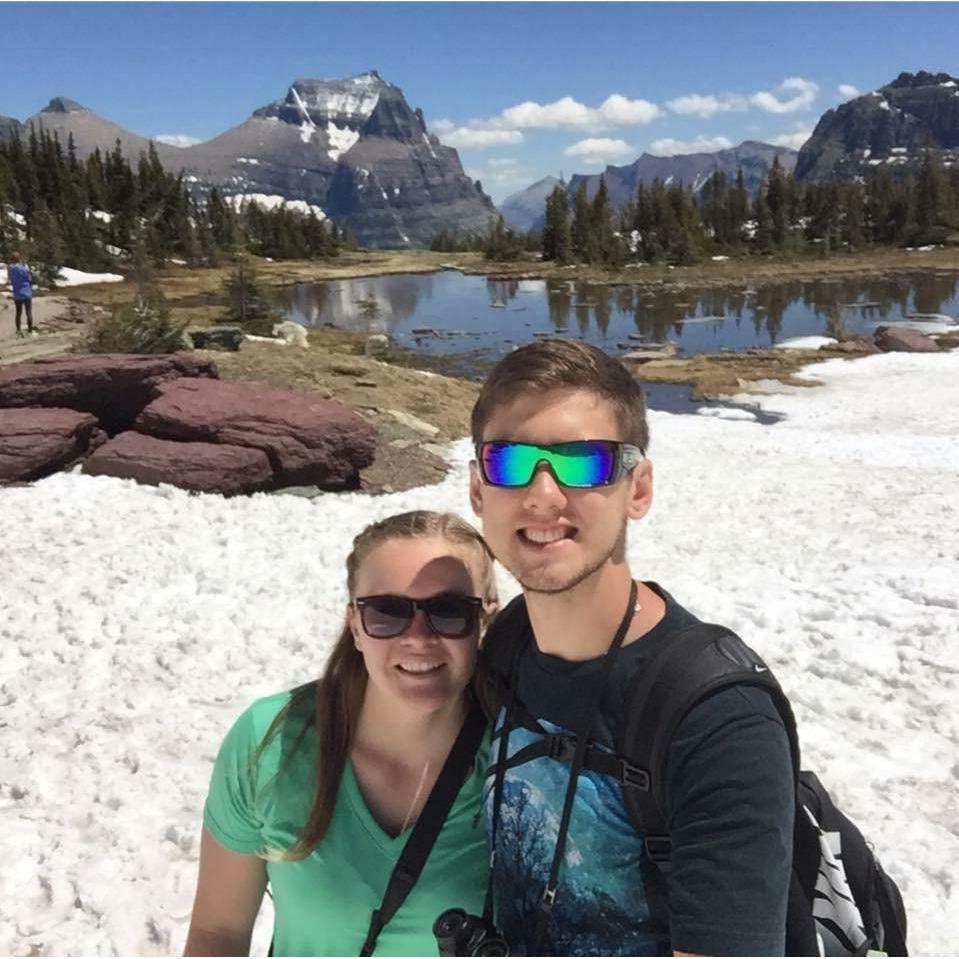 Glacier National Park, the first National Park we ever visited and where the relationship goal to visit every National Park together was born!