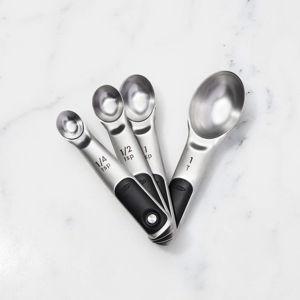 OXO ® Stainless Steel Magnetic Measuring Cups, Set of 4