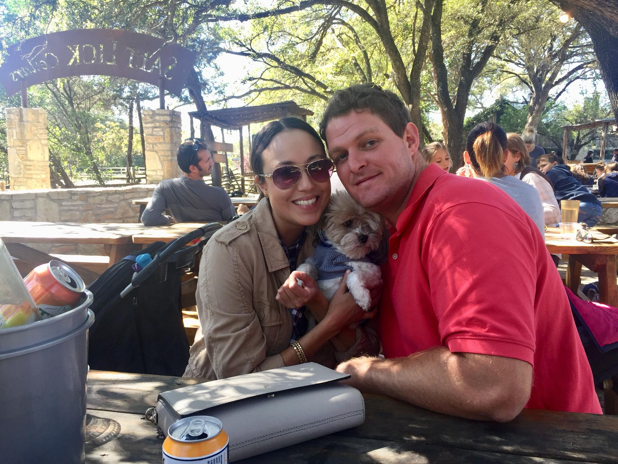 Our fav Texas BBQ place with the love of our lives...Pancakes!