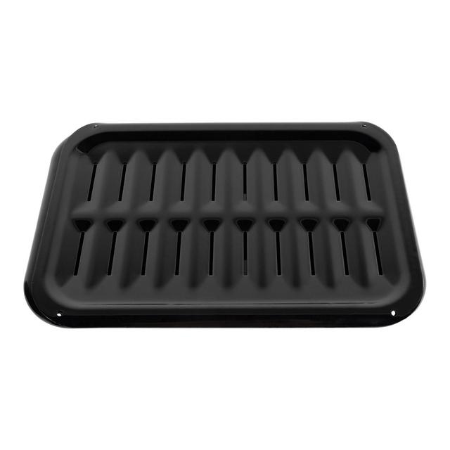 Certified Appliance Accessories Heavy-Duty Porcelain Broiler Pan & Grill Set