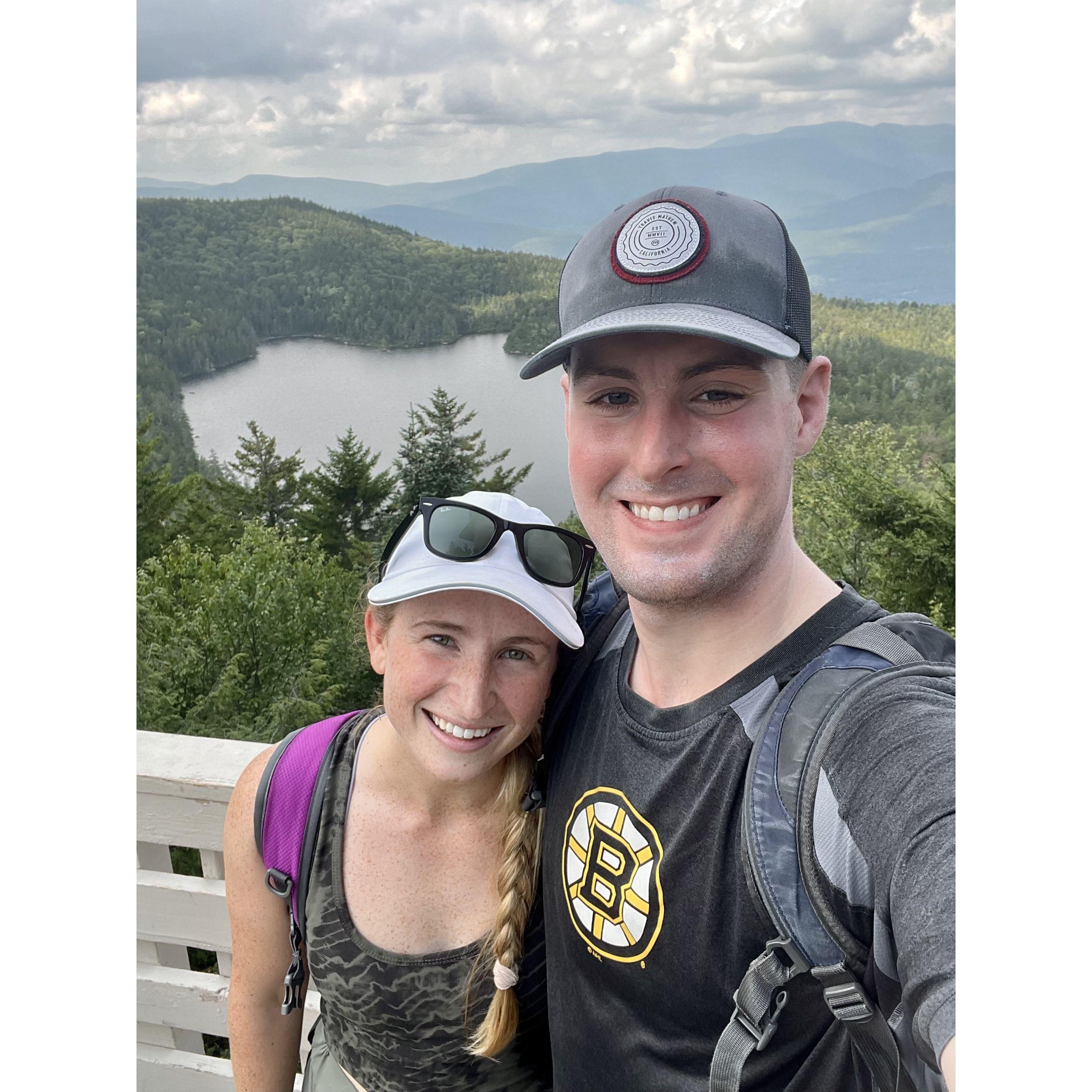 Hiked to the top of Loon Mountain August 2021.