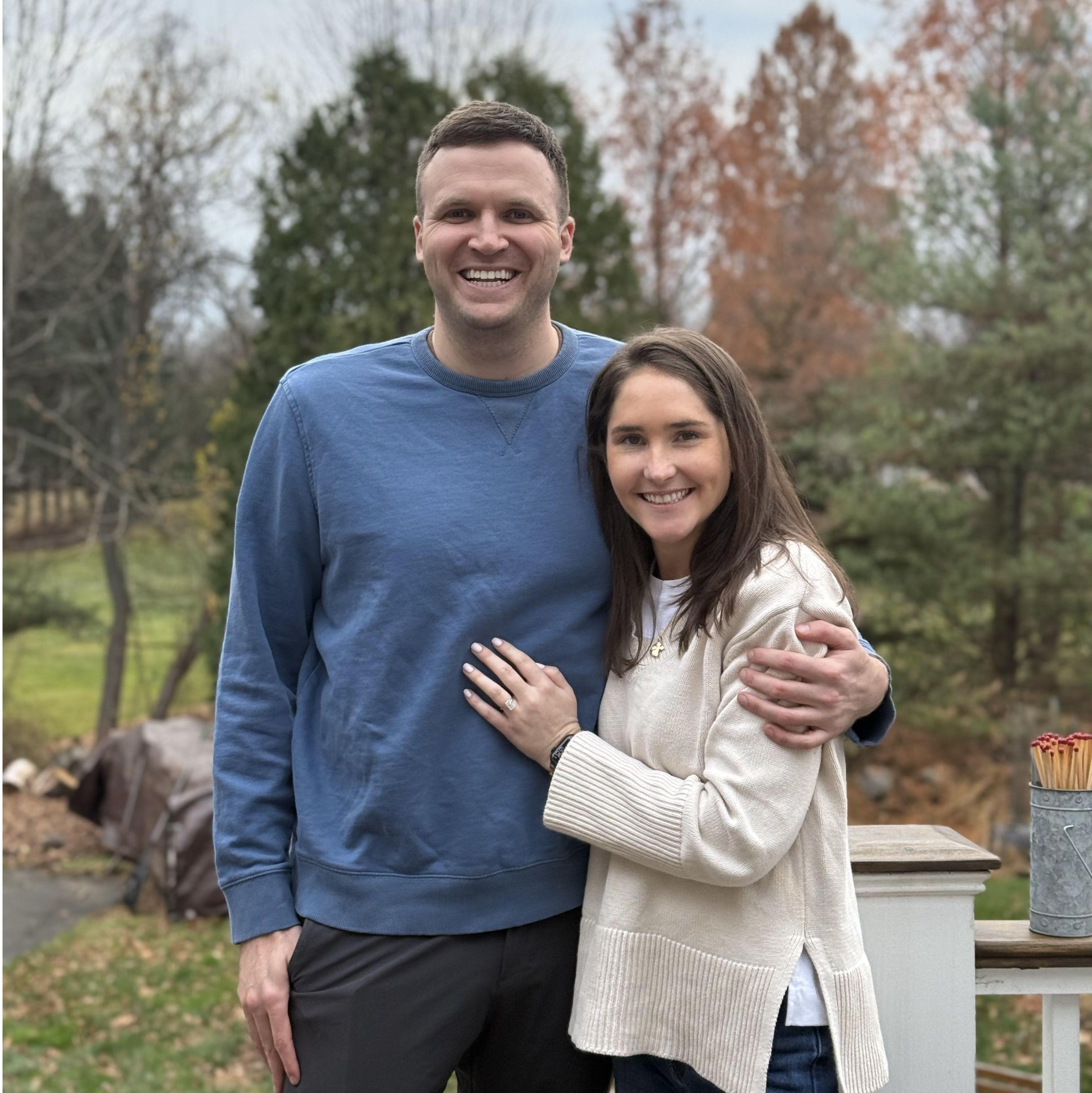 The day we got engaged!