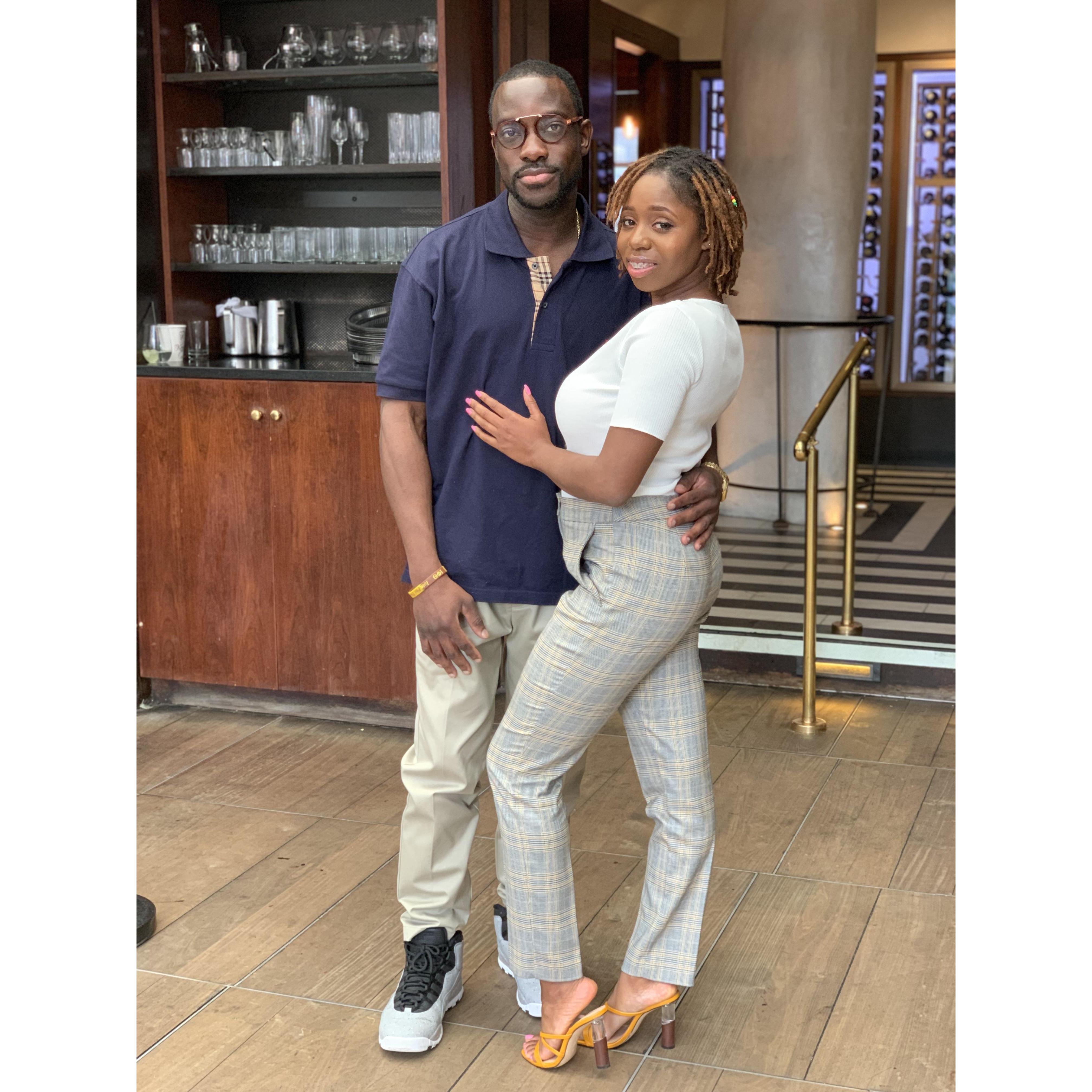 Brunch in NYC! Kofi picked Kemishia's outfit!
03/31/2019