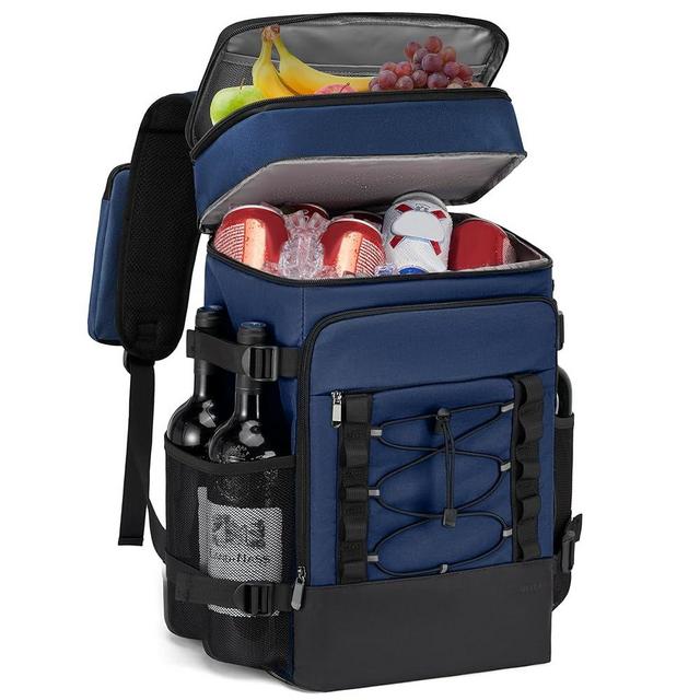 Cooler Backpack - 40 Cans Insulated Backpack Cooler for Men & Women, 2 Leak Proof Compartments Cooler Bag for Picnic, Lunch, Camping and Beach - MIYCOO