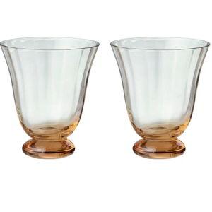 Set 2 Vasos Trellis Peach - Oporto