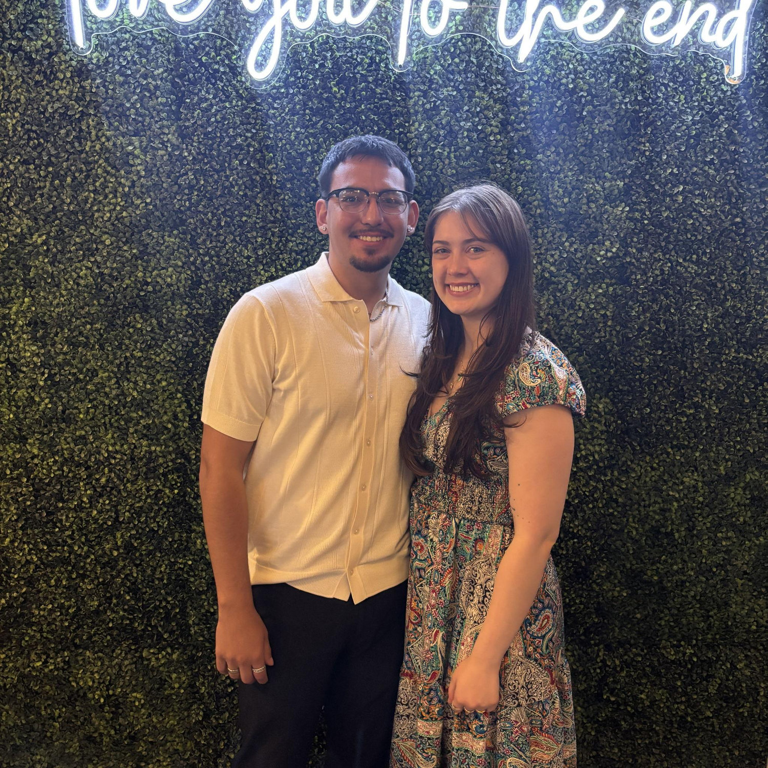 First wedding together, May 2025