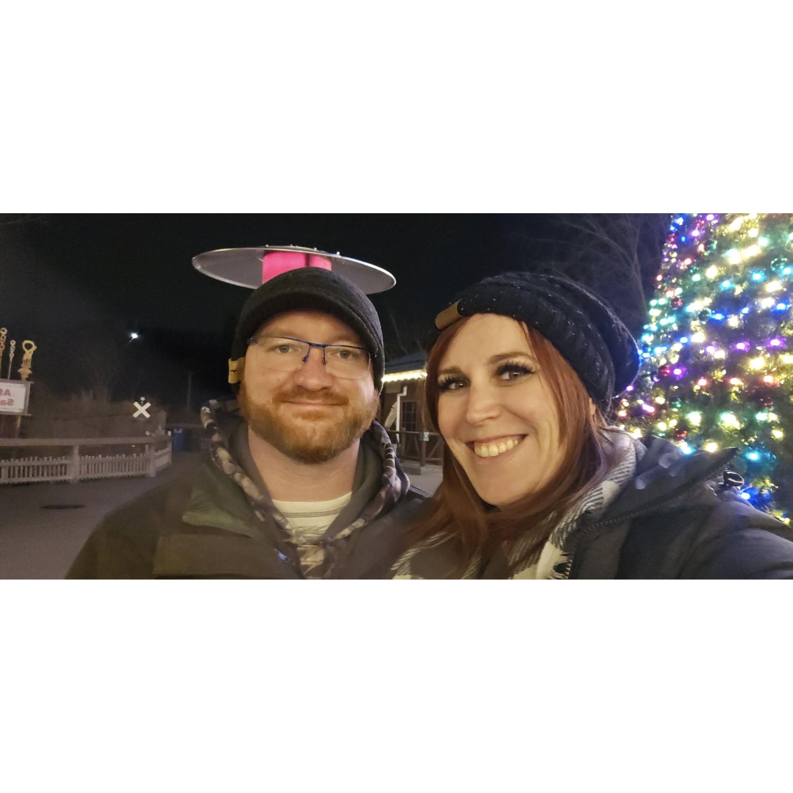 Re-creating our first date for the second time.