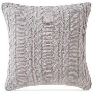 Victoria Classics - Dublin Cable-Knit 18" Square Decorative Pillow