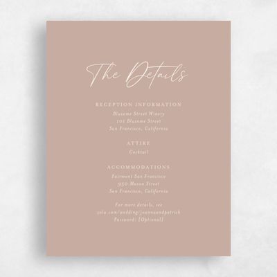 Latte, Brown Wedding Enclosure - Birchwood