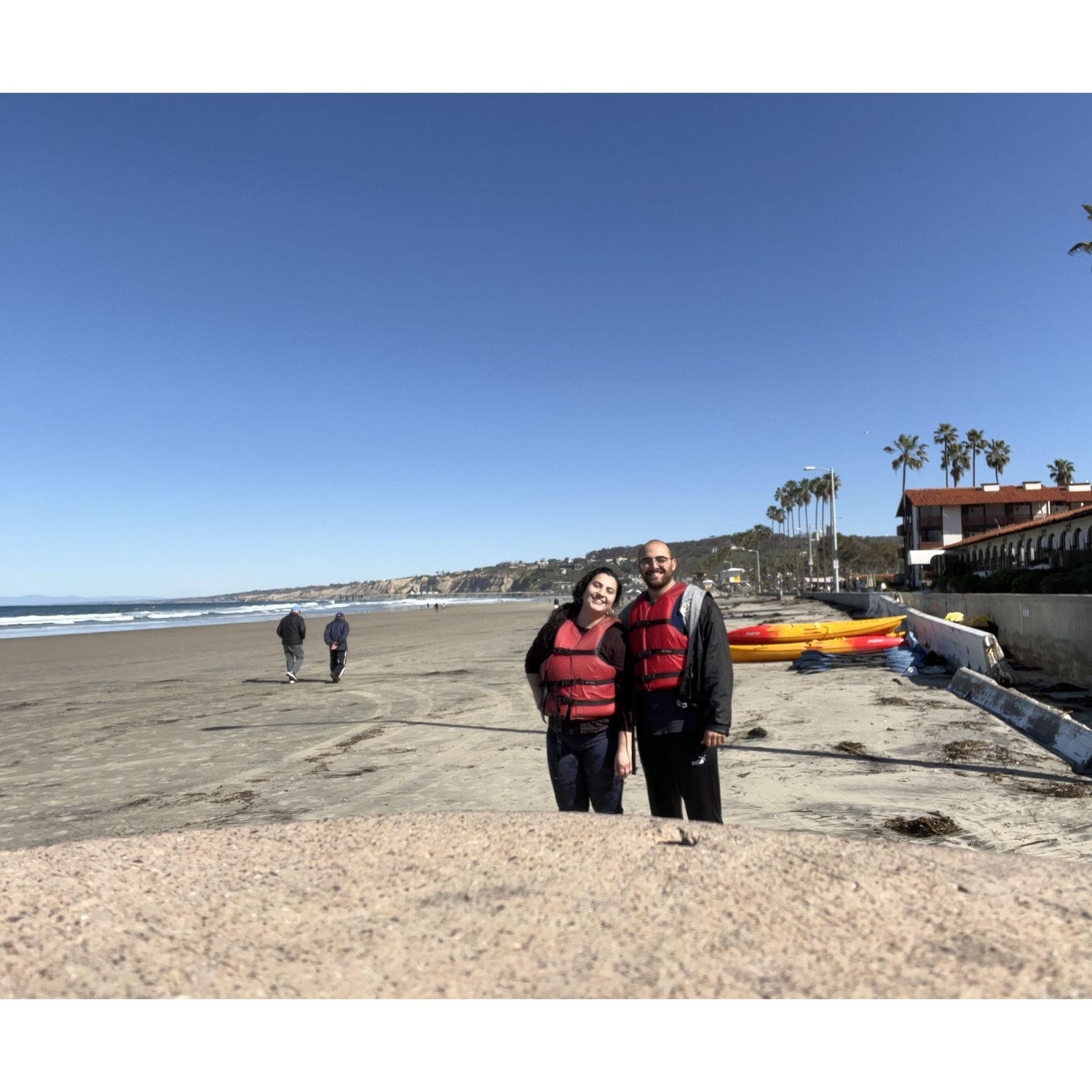 Attempting to kayak in the Pacific...waves caught us really quick! - 2023