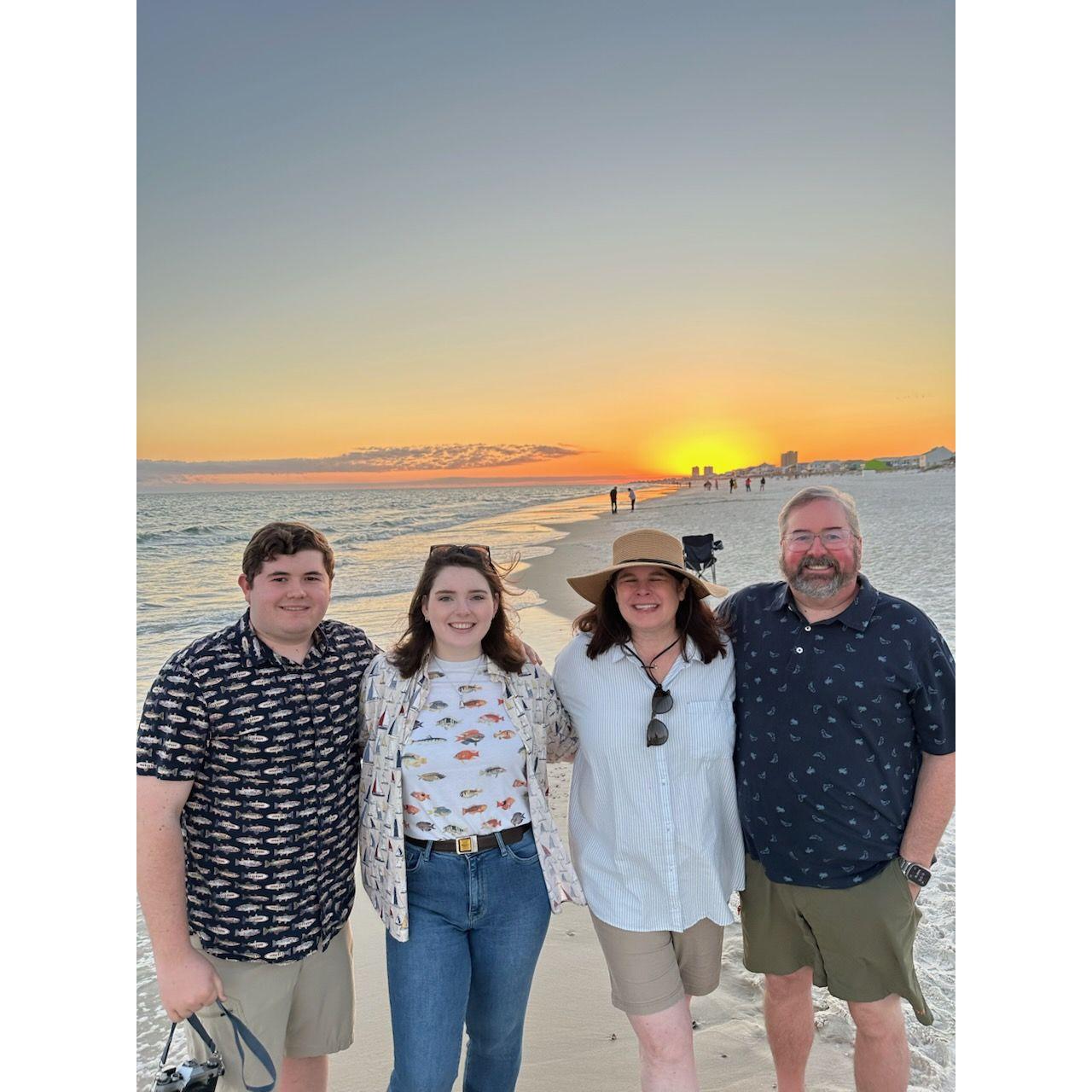 Our first Spring Break together in Gulf Shores!