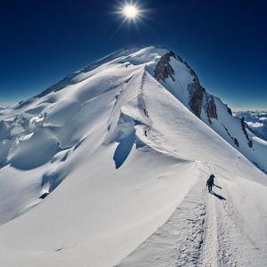 Mont Blanc climb in Chamonix (France)
