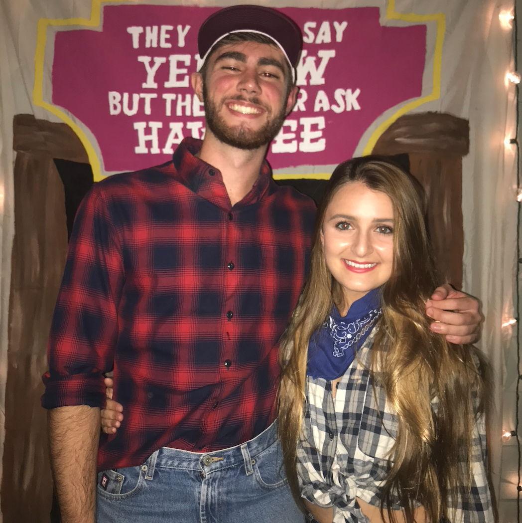 October 23, 2018: Kevin was my date to a Texas themed date party. Still just friends.