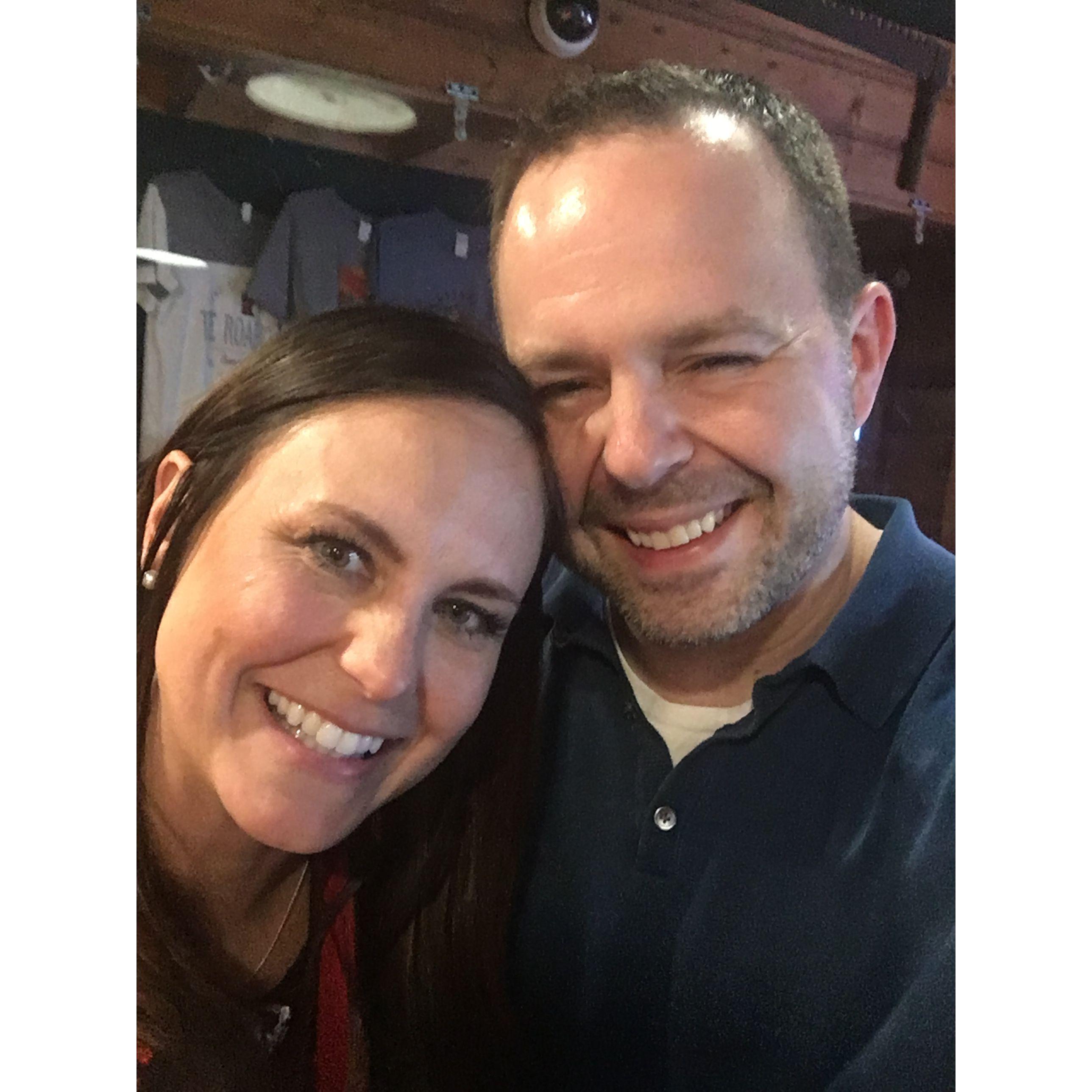 This was at the Roadhouse as part of the afterparty from Matt's Mom's retirement party. Epic night!